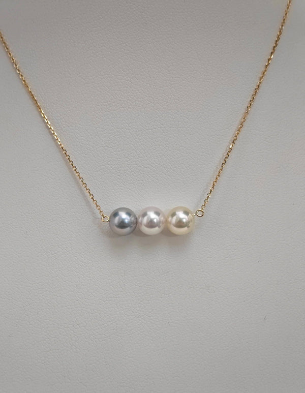 Anillo de perlas de estilo minimalista y elegante